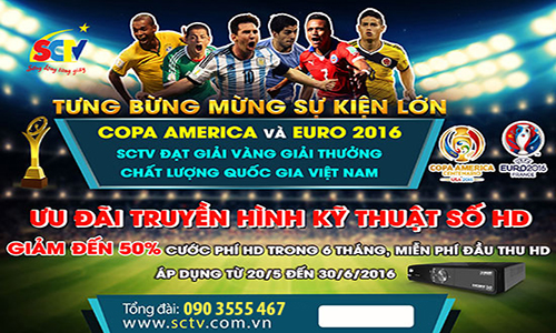 Lắp đặt truyền hình kỹ thuật số của SCTV nhận ưu đãi hấp dẫn